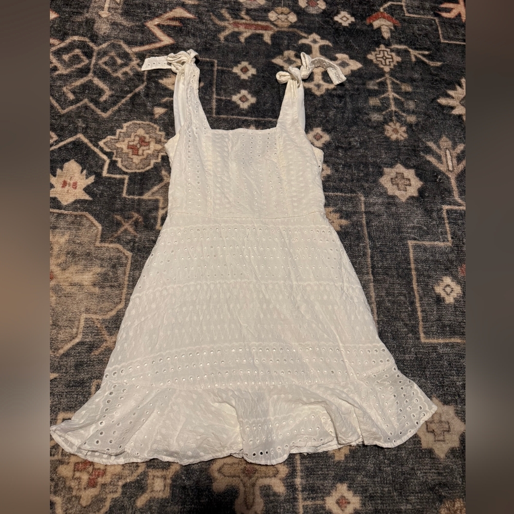 Altar'd State White Eyelet Mini Dress
